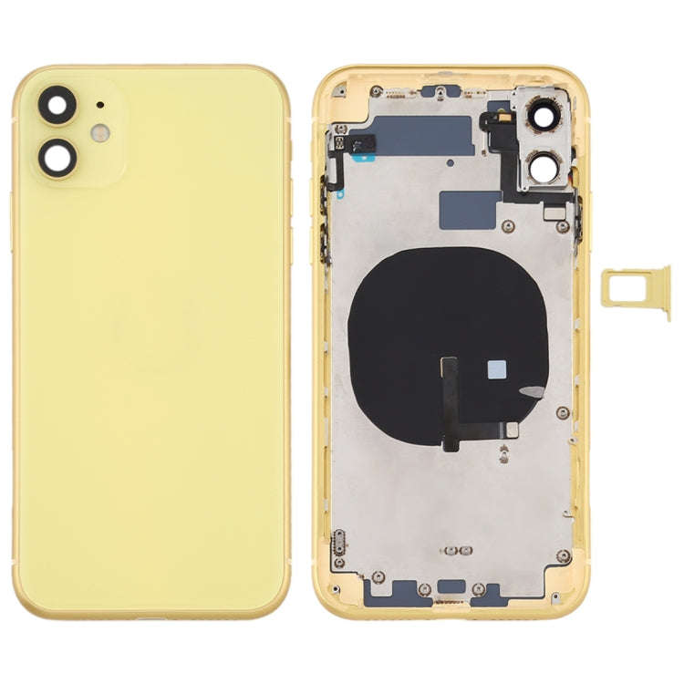 Battery Back Cover (with Side Keys & Card Tray & Power + Volume Flex Cable & Wireless Charging Mo...