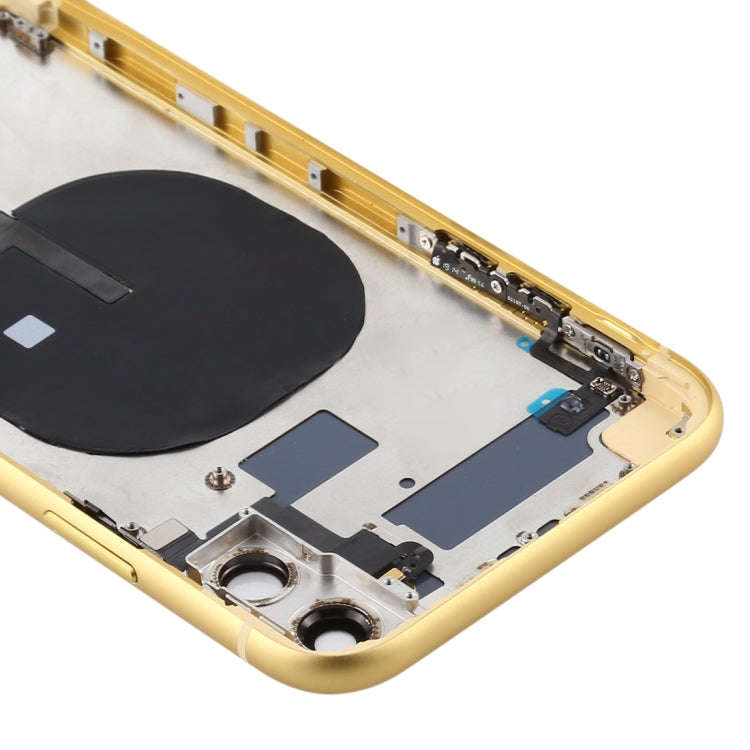 Battery Back Cover (with Side Keys & Card Tray & Power + Volume Flex Cable & Wireless Charging Mo...