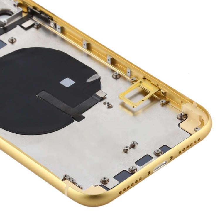 Battery Back Cover (with Side Keys & Card Tray & Power + Volume Flex Cable & Wireless Charging Mo...