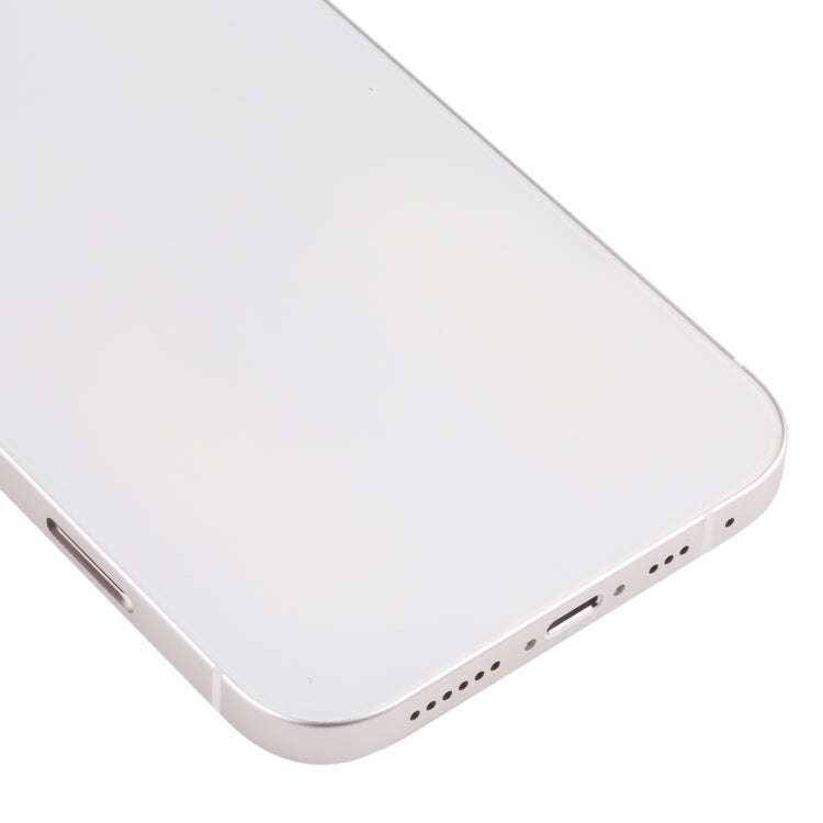 Back Housing Cover with Appearance Imitation of iP13 Pro for iPhone 11(White)