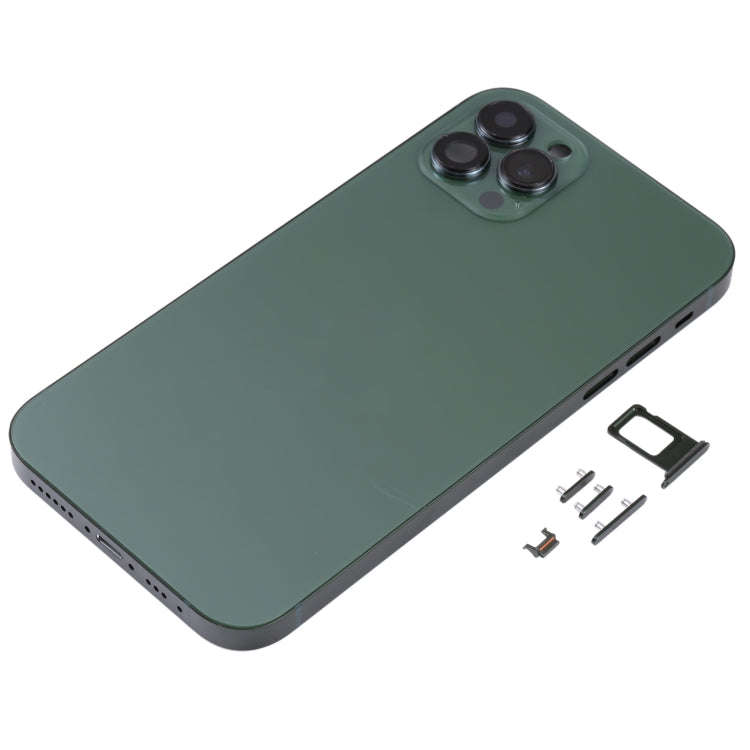Frosted Frame Back Housing Cover with Appearance Imitation of iP13 Pro for iPhone 11(Green)