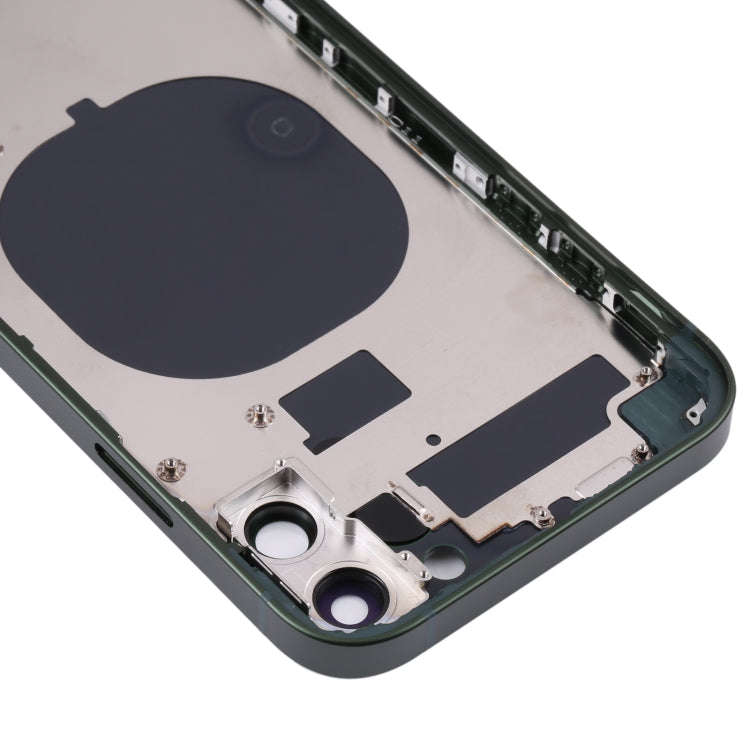 Frosted Frame Back Housing Cover with Appearance Imitation of iP13 Pro for iPhone 11(Green)