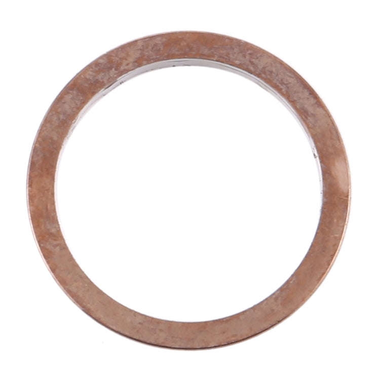 3 PCS Rear Camera Glass Lens Metal Protector Hoop Ring for iPhone 12 Pro(Gold)