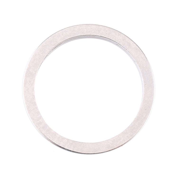 3 PCS Rear Camera Glass Lens Metal Protector Hoop Ring for iPhone 12 Pro(Silver)
