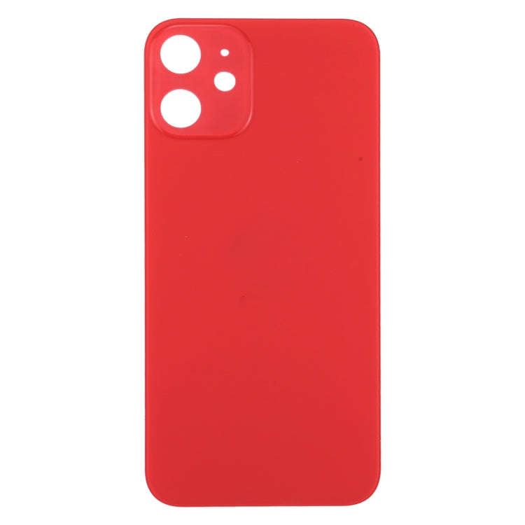Easy Replacement Big Camera Hole Back Battery Cover for iPhone 12(Red)