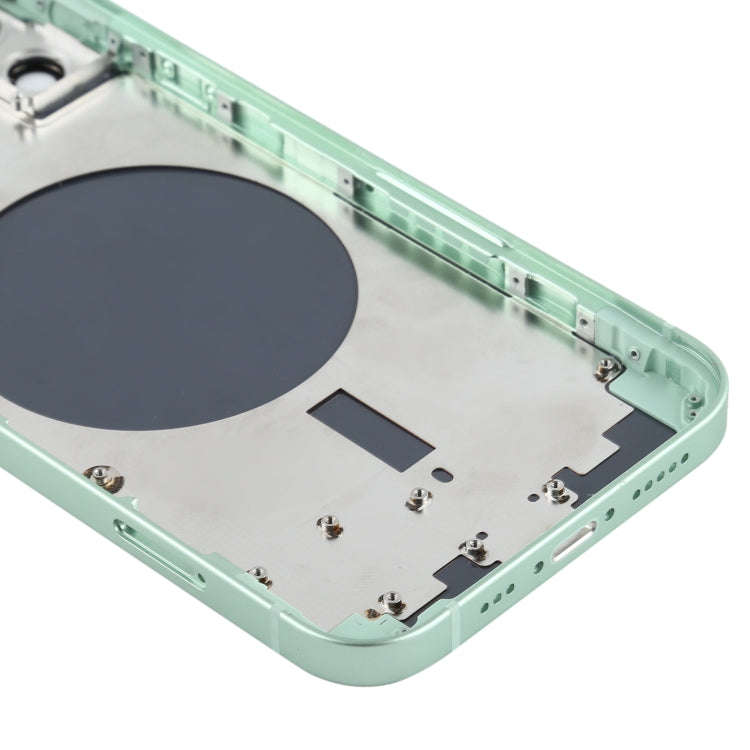 Back Housing Cover with SIM Card Tray & Side  Keys & Camera Lens for iPhone 12(Green)