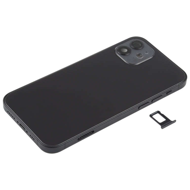 Battery Back Cover (with Side Keys & Card Tray & Power + Volume Flex Cable & Wireless Charging Mo...