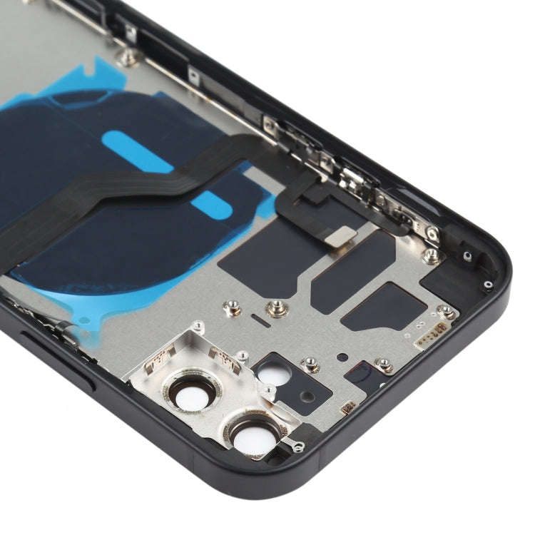 Battery Back Cover (with Side Keys & Card Tray & Power + Volume Flex Cable & Wireless Charging Mo...