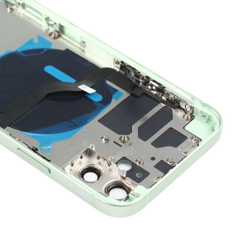 Battery Back Cover (with Side Keys & Card Tray & Power + Volume Flex Cable & Wireless Charging Mo...