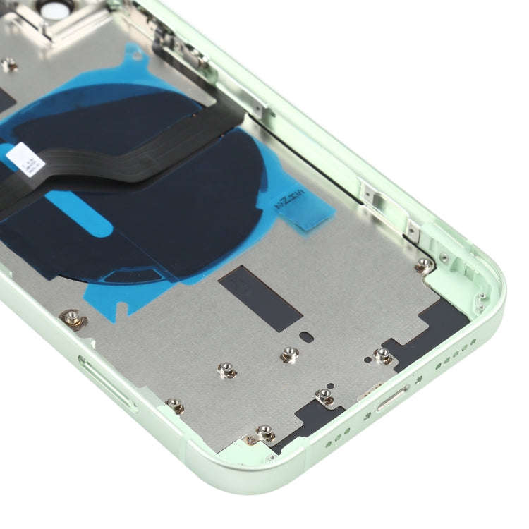 Battery Back Cover (with Side Keys & Card Tray & Power + Volume Flex Cable & Wireless Charging Mo...