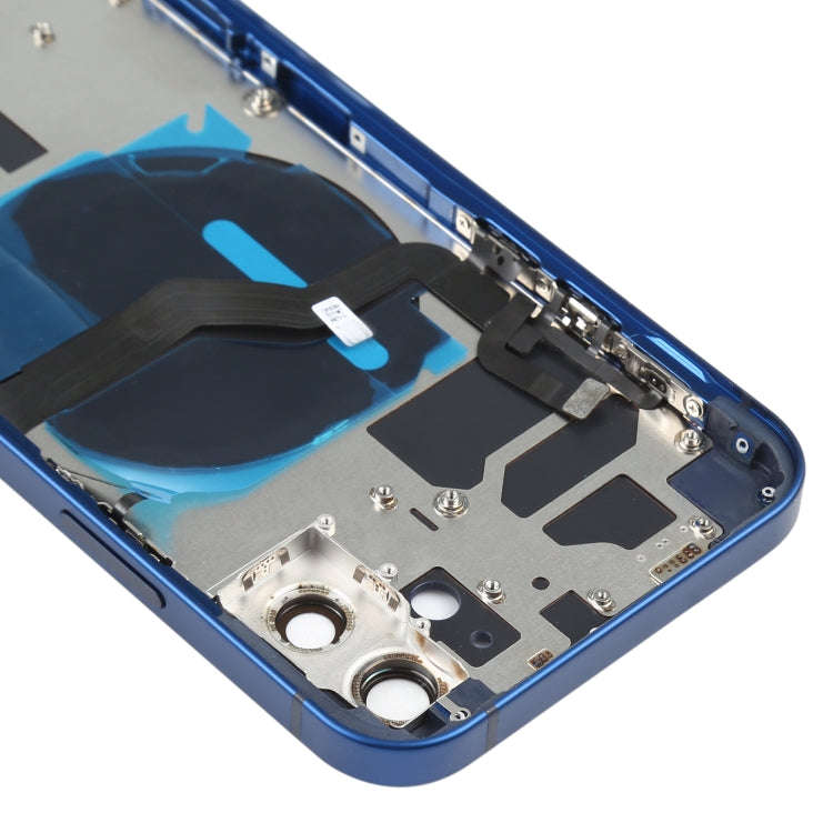 Battery Back Cover (with Side Keys & Card Tray & Power + Volume Flex Cable & Wireless Charging Mo...