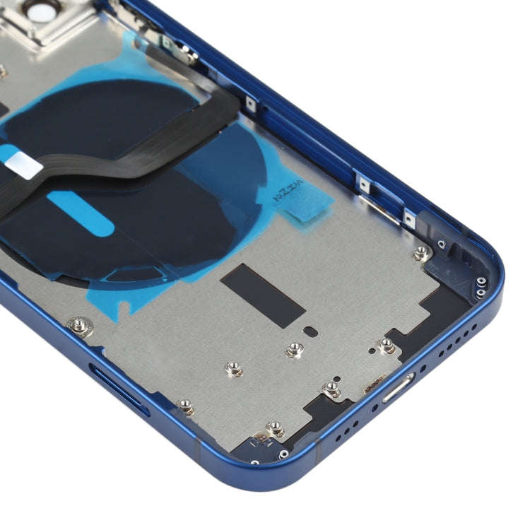 Battery Back Cover (with Side Keys & Card Tray & Power + Volume Flex Cable & Wireless Charging Mo...