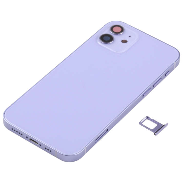Battery Back Cover (with Side Keys & Card Tray & Power + Volume Flex Cable & Wireless Charging Mo...