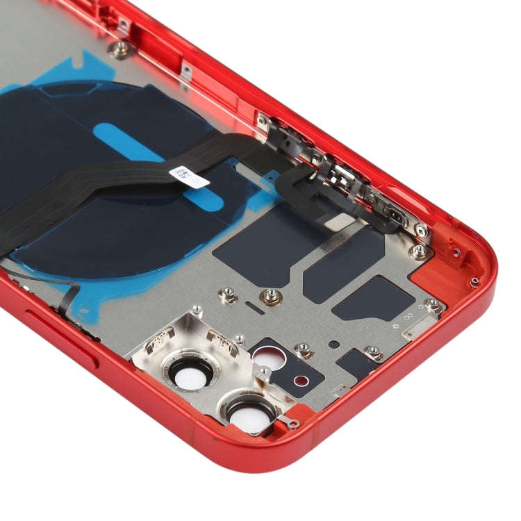 Battery Back Cover (with Side Keys & Card Tray & Power + Volume Flex Cable & Wireless Charging Mo...