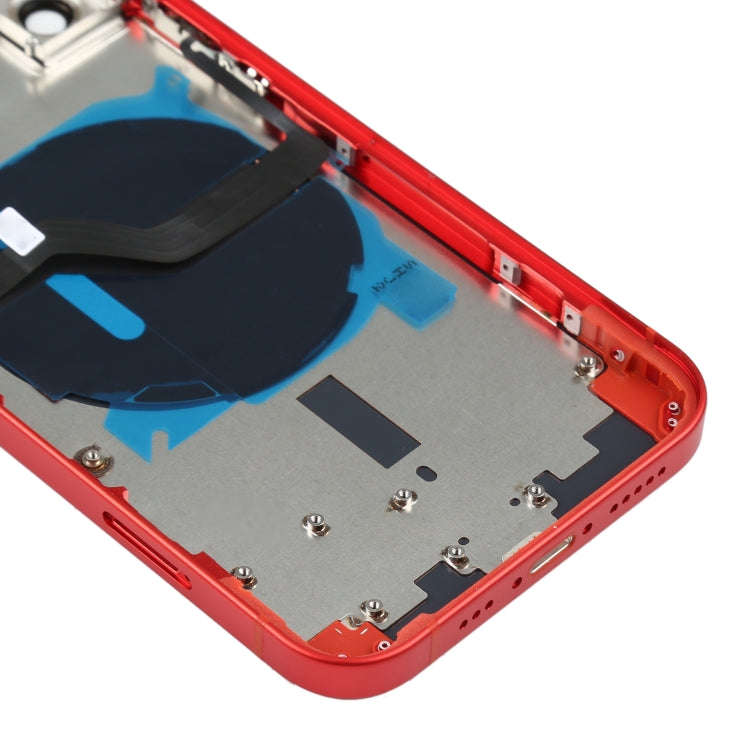 Battery Back Cover (with Side Keys & Card Tray & Power + Volume Flex Cable & Wireless Charging Mo...