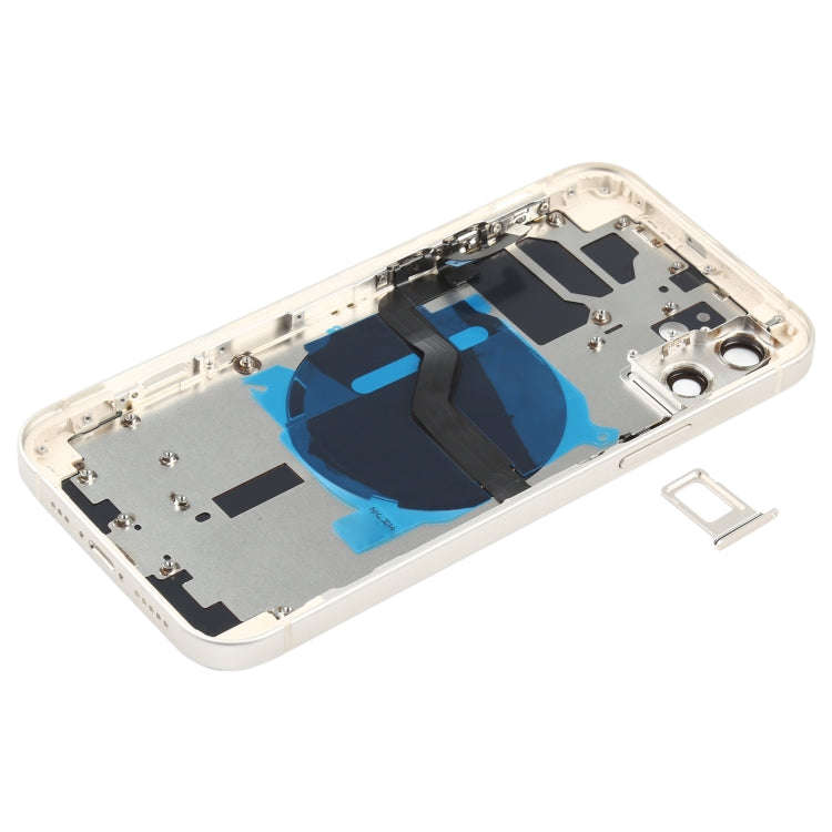 Battery Back Cover (with Side Keys & Card Tray & Power + Volume Flex Cable & Wireless Charging Mo...