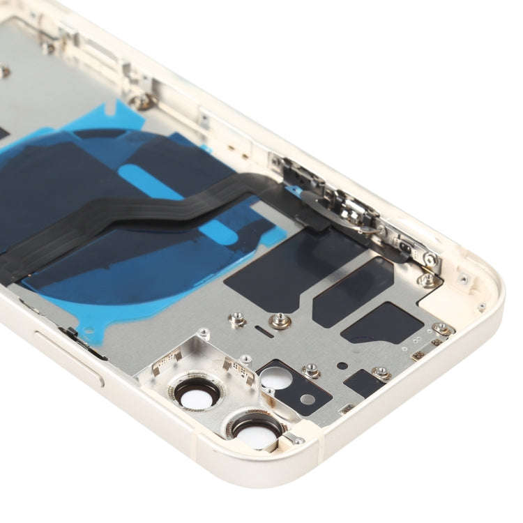 Battery Back Cover (with Side Keys & Card Tray & Power + Volume Flex Cable & Wireless Charging Mo...