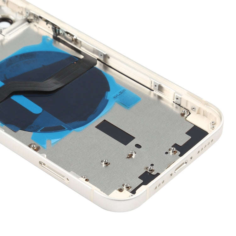 Battery Back Cover (with Side Keys & Card Tray & Power + Volume Flex Cable & Wireless Charging Mo...