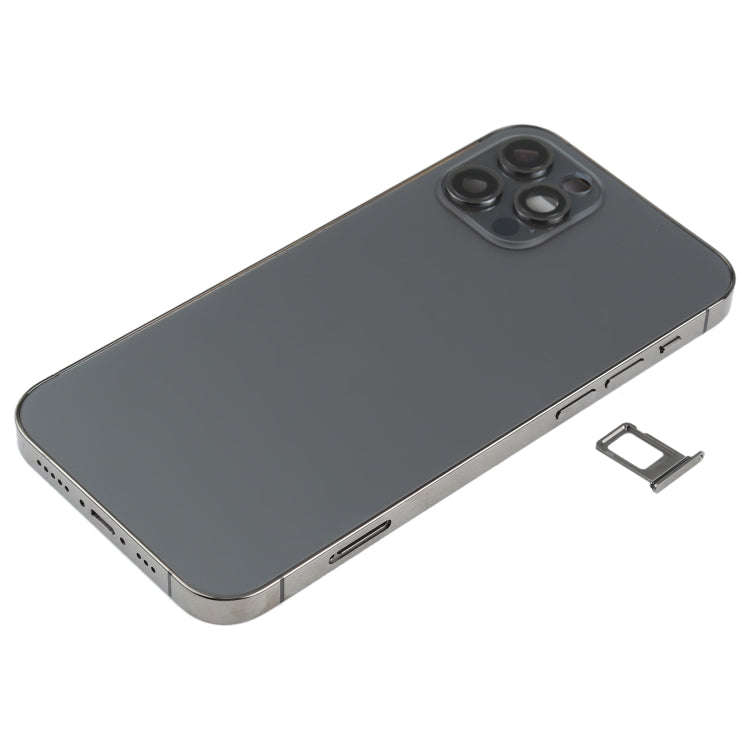 Battery Back Cover (with Side Keys & Card Tray & Power + Volume Flex Cable & Wireless Charging Mo...