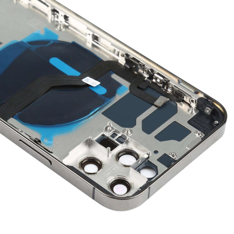 Battery Back Cover (with Side Keys & Card Tray & Power + Volume Flex Cable & Wireless Charging Mo...