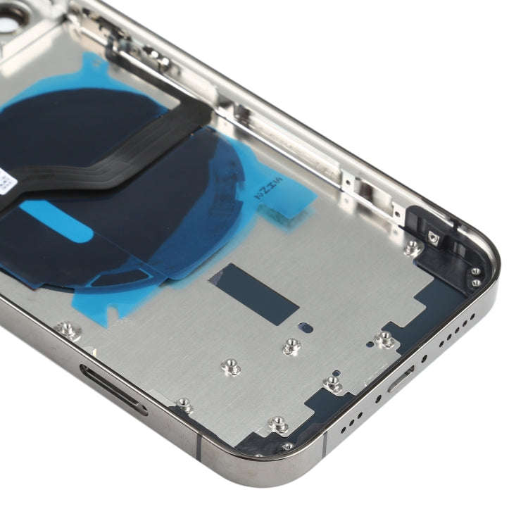 Battery Back Cover (with Side Keys & Card Tray & Power + Volume Flex Cable & Wireless Charging Mo...
