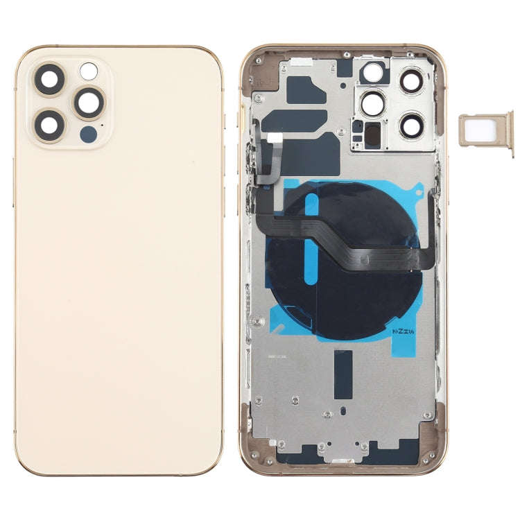 Battery Back Cover (with Side Keys & Card Tray & Power + Volume Flex Cable & Wireless Charging Mo...