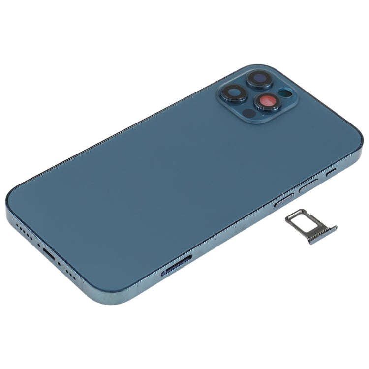 Battery Back Cover (with Side Keys & Card Tray & Power + Volume Flex Cable & Wireless Charging Mo...
