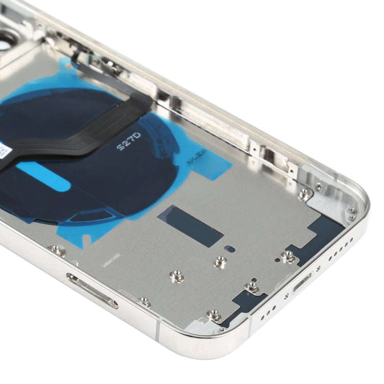 Battery Back Cover (with Side Keys & Card Tray & Power + Volume Flex Cable & Wireless Charging Mo...
