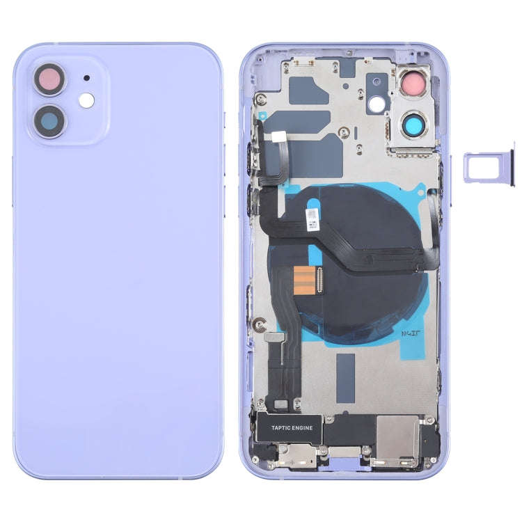Battery Back Cover Assembly (with Side Keys & Speaker Ringer Buzzer & Motor & Camera Lens & Card ...