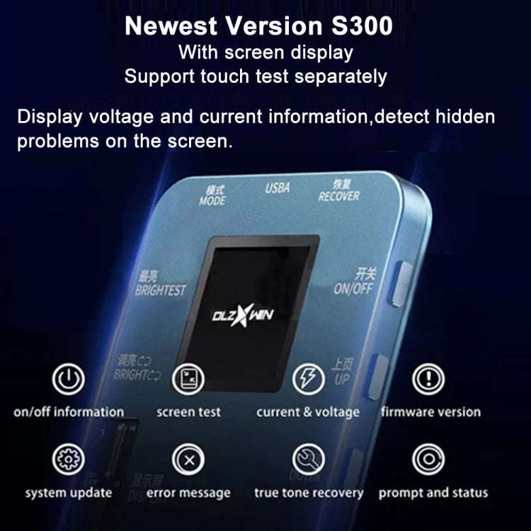 DL S300 LCD Screen Tester Tool 3D Touch Test For iPhone 12 / 11 / XS / XR / 8 / 7 / 6S Series