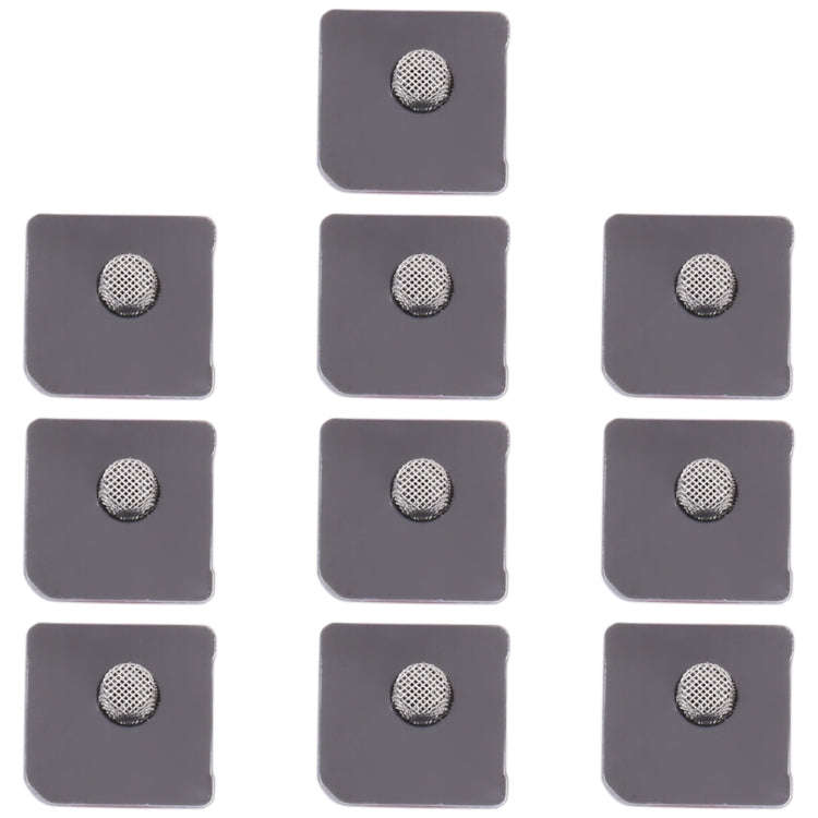 10 PCS Microphone Dustproof Mesh for iPhone 12 / 12 Pro (White)