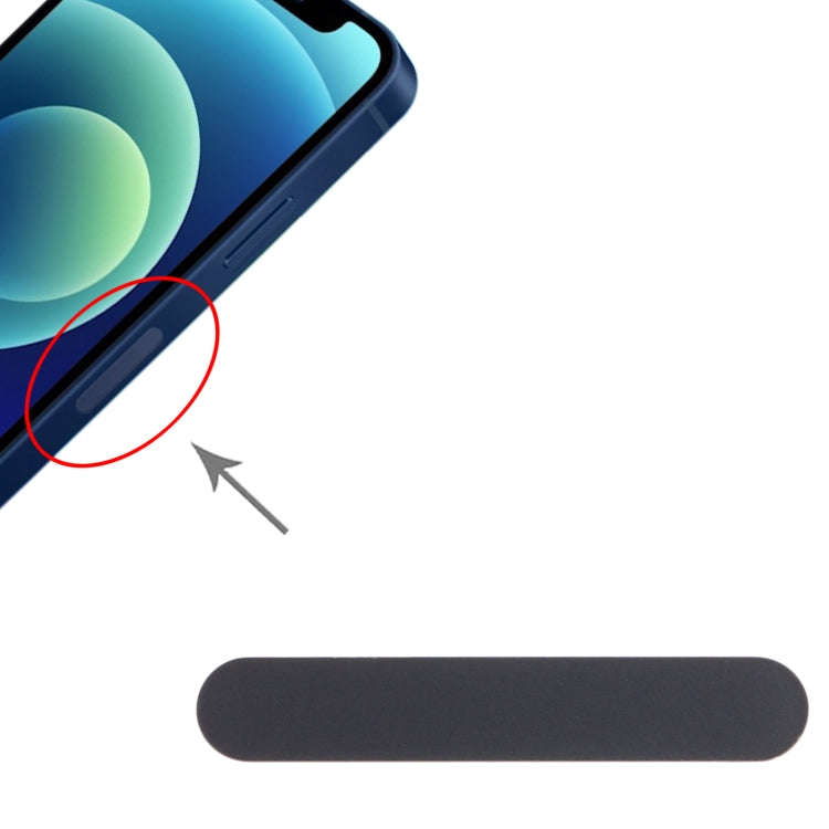 For iPhone 12 / 12 mini US Edition 5G Signal Antenna Glass Plate (Black)