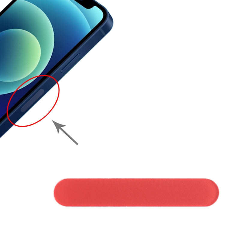 For iPhone 12 / 12 mini US Edition 5G Signal Antenna Glass Plate (Red)