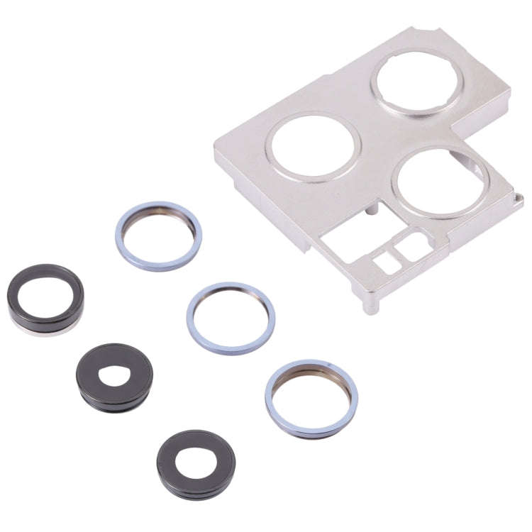 Camera Lens Cover With Retaining Bracket for iPhone 13 Pro(Sierra Blue)