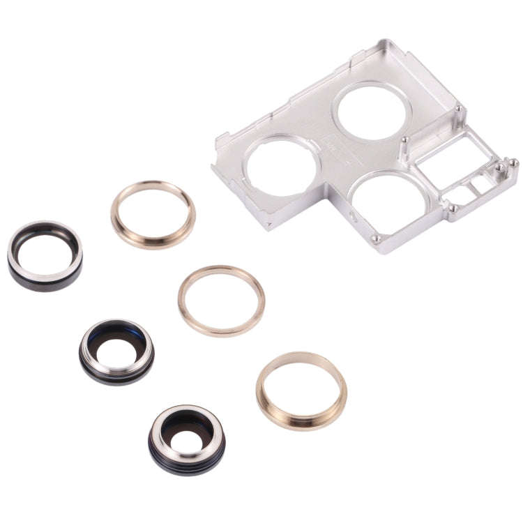 Camera Lens Cover With Retaining Bracket for iPhone 13 Pro Max(Gold)