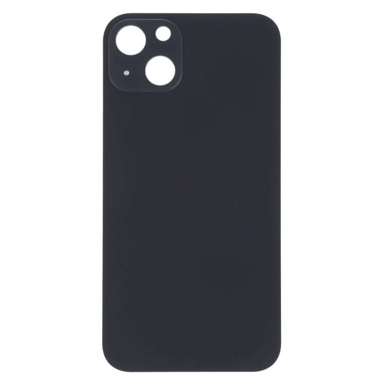 Easy Replacement Big Camera Hole Glass Back Battery Cover for iPhone 13(Black)