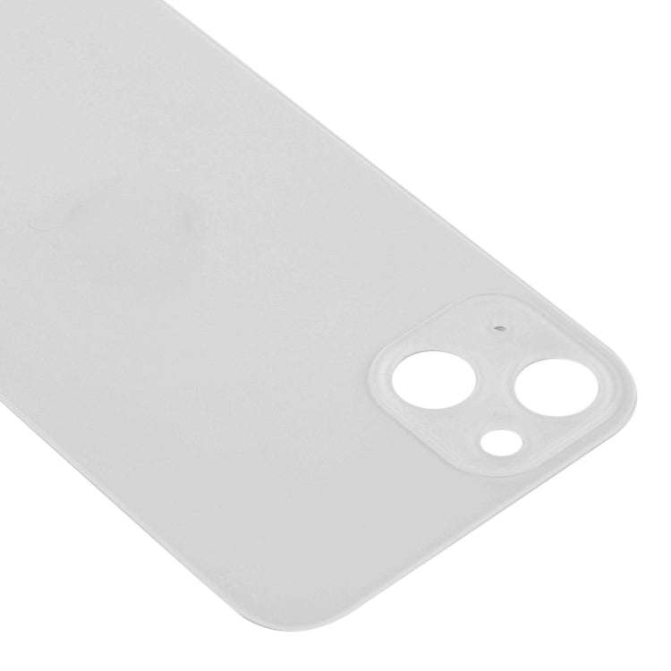 Easy Replacement Big Camera Hole Glass Back Battery Cover for iPhone 13(White)