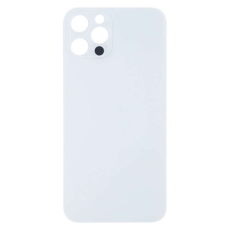 Easy Replacement Big Camera Hole Glass Back Battery Cover for iPhone 13 Pro(White)