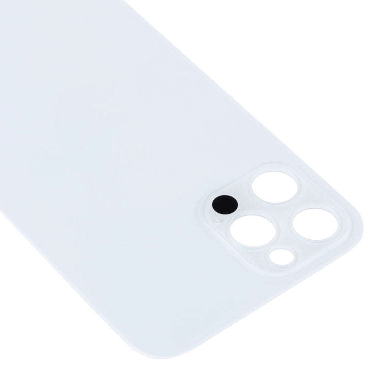 Easy Replacement Big Camera Hole Glass Back Battery Cover for iPhone 13 Pro(White)