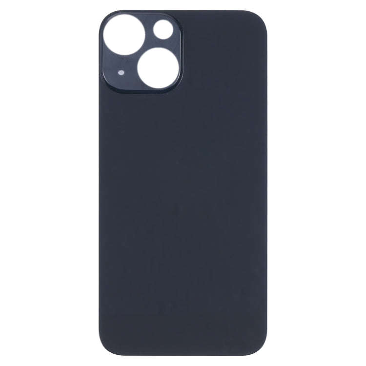 Easy Replacement Big Camera Hole Glass Back Battery Cover for iPhone 13 mini(Black)