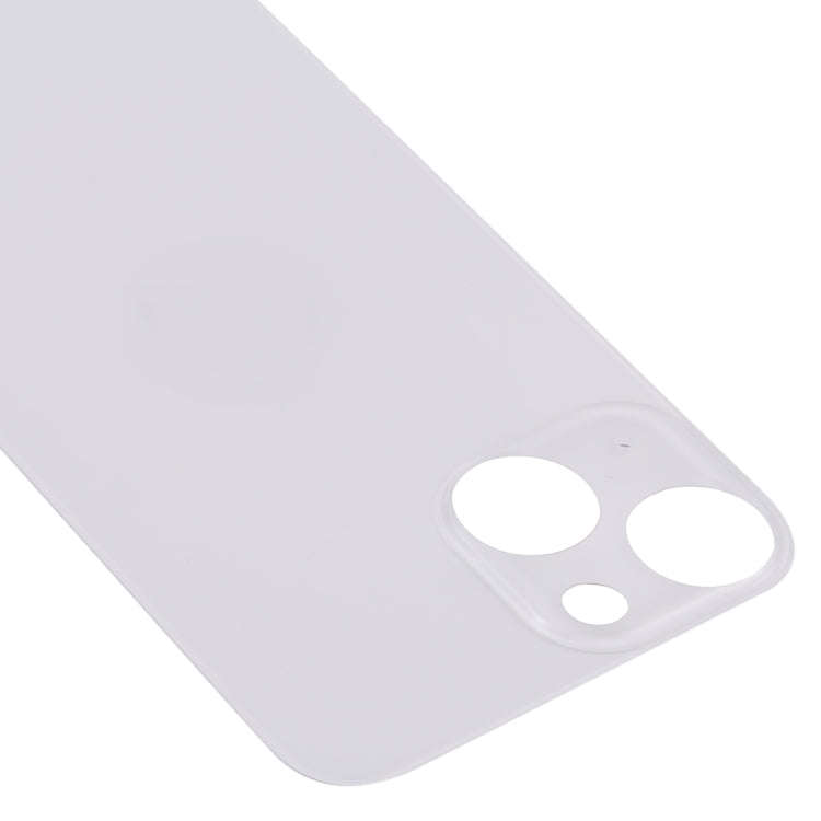 Easy Replacement Big Camera Hole Glass Back Battery Cover for iPhone 13 mini(White)