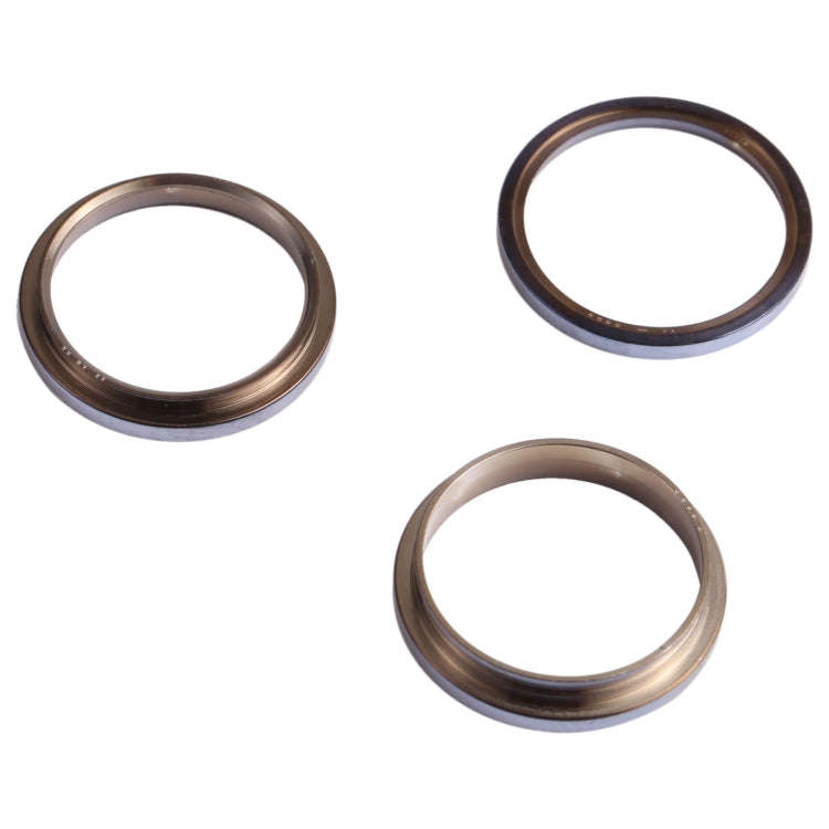 3 PCS Rear Camera Glass Lens Metal Outside Protector Hoop Ring for iPhone 13 Pro(Blue)