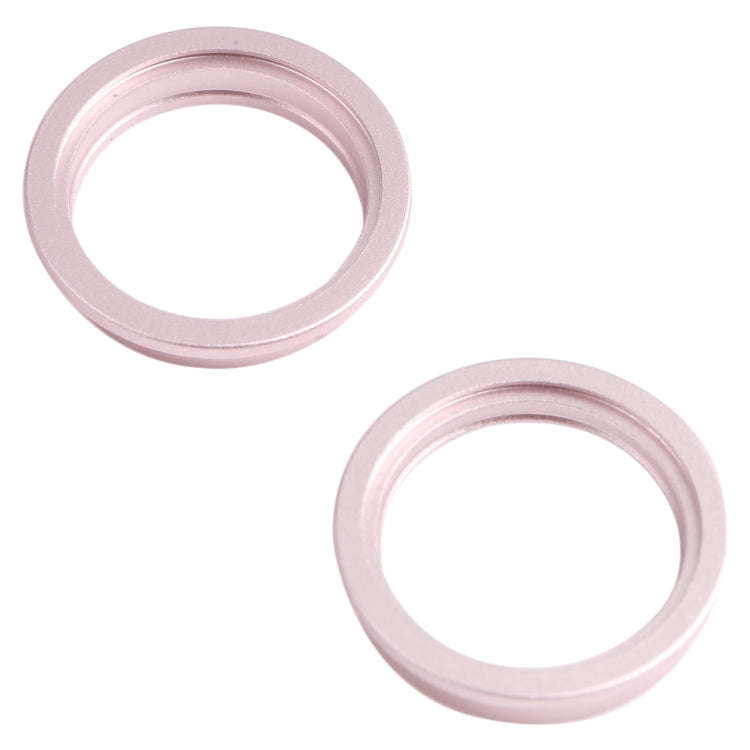 2 PCS Rear Camera Glass Lens Metal Outside Protector Hoop Ring for iPhone 13 mini(Gold)