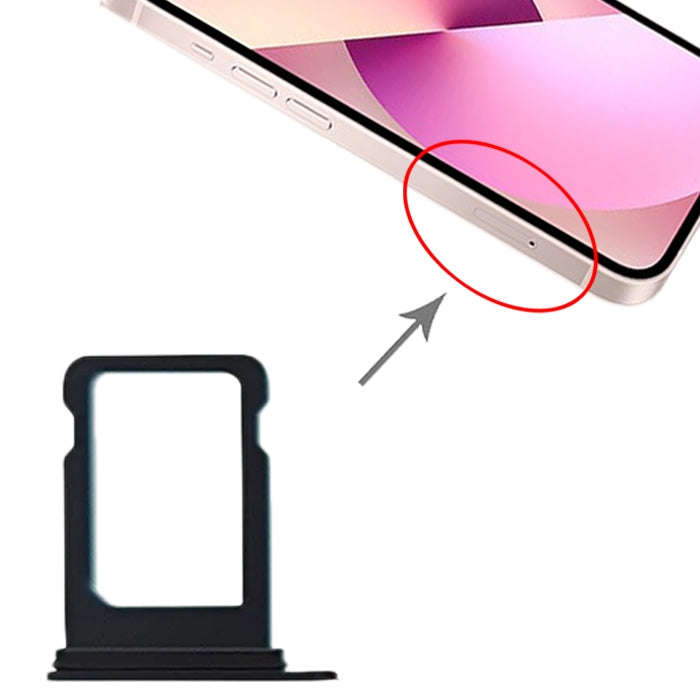 SIM Card Tray for iPhone 13 mini (Black)