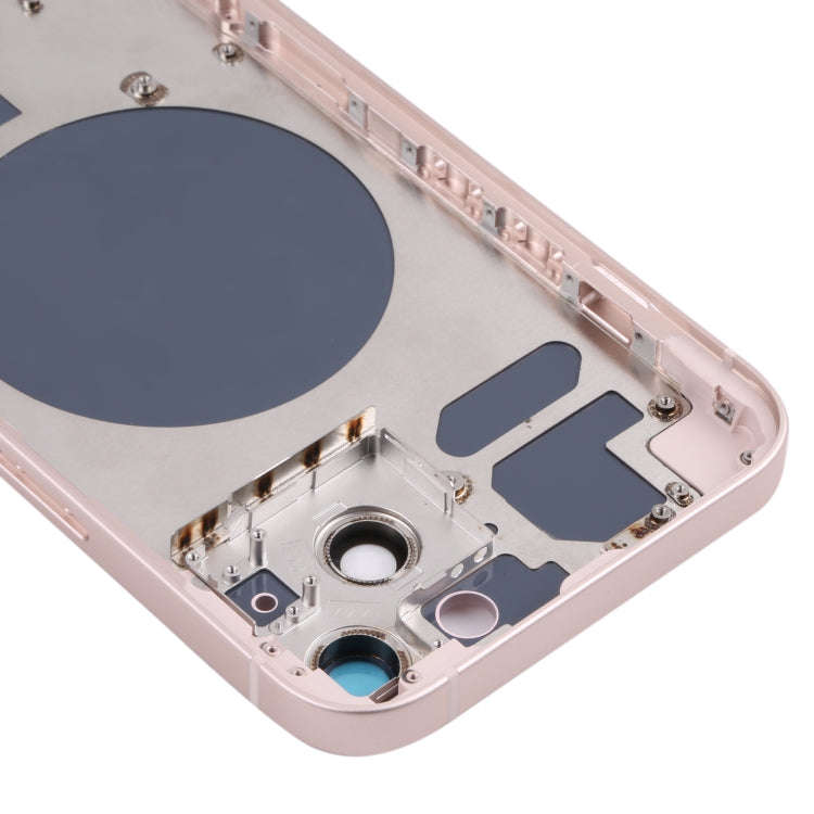 Back Housing Cover with SIM Card Tray & Side  Keys & Camera Lens for iPhone 13(Pink)