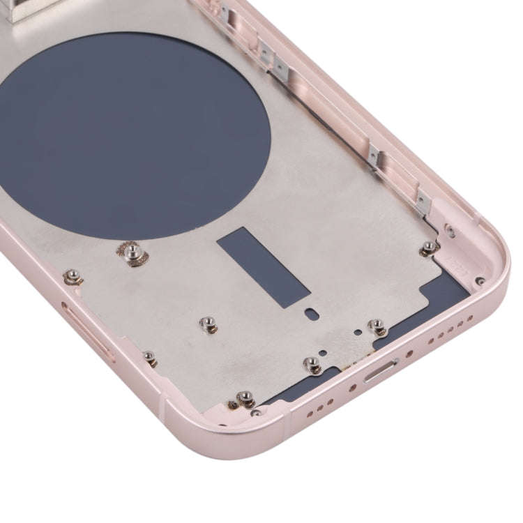 Back Housing Cover with SIM Card Tray & Side  Keys & Camera Lens for iPhone 13(Pink)