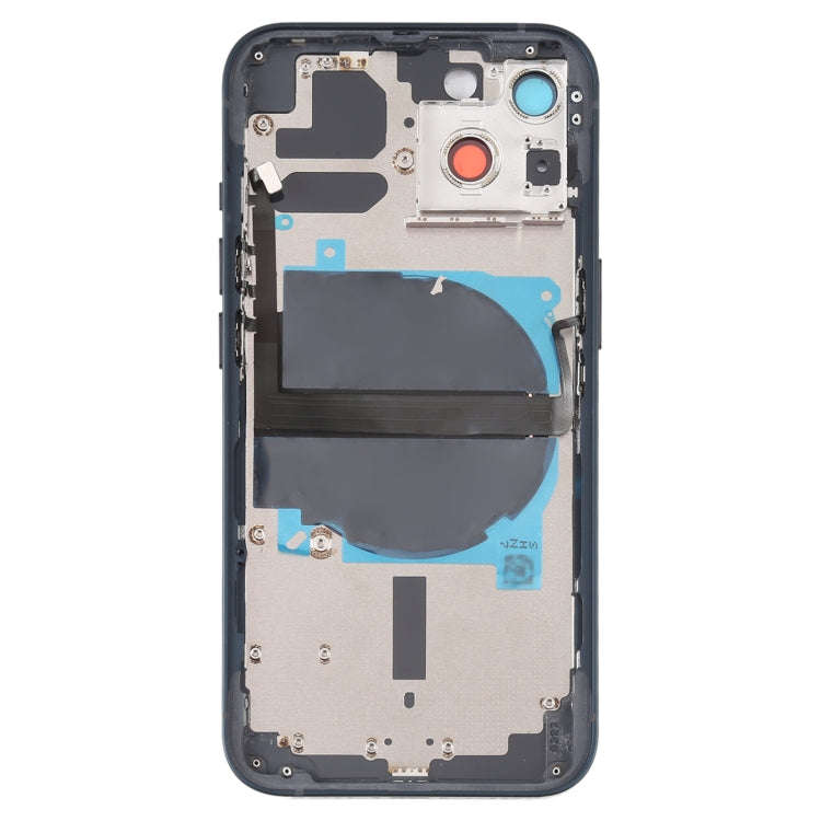 For iPhone 13 Battery Back Cover with Side Keys & Card Tray & Power + Volume Flex Cable & Wireles...