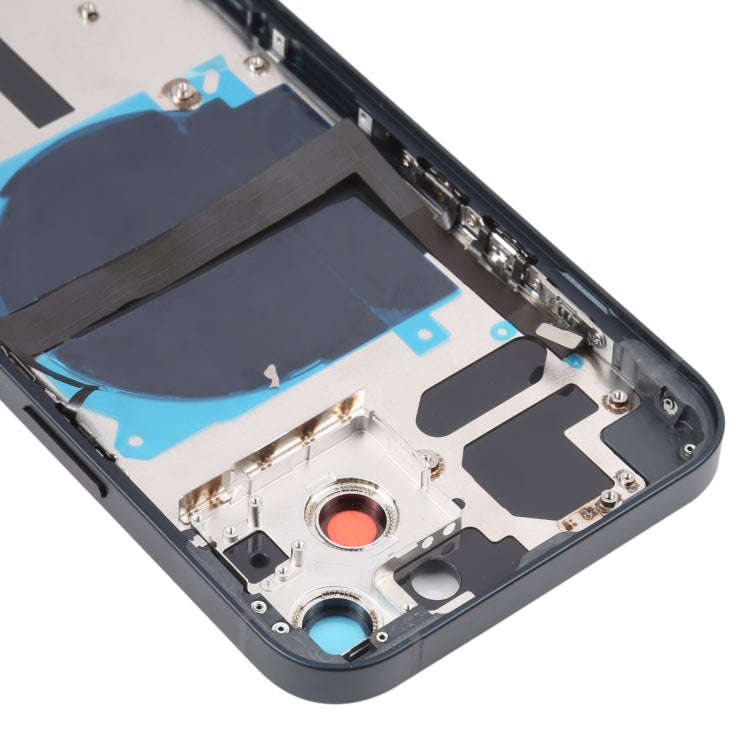 For iPhone 13 Battery Back Cover with Side Keys & Card Tray & Power + Volume Flex Cable & Wireles...