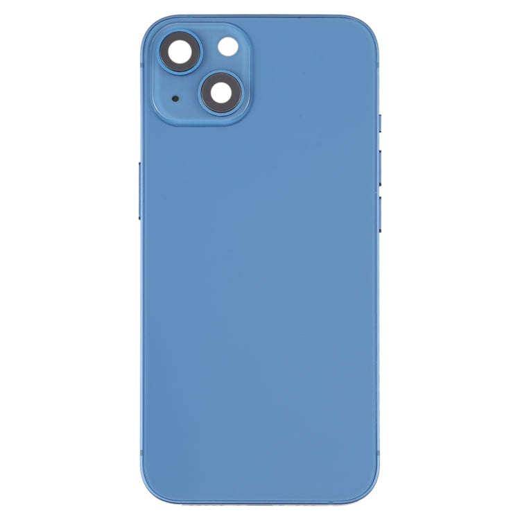 For iPhone 13 Battery Back Cover with Side Keys & Card Tray & Power + Volume Flex Cable & Wireles...