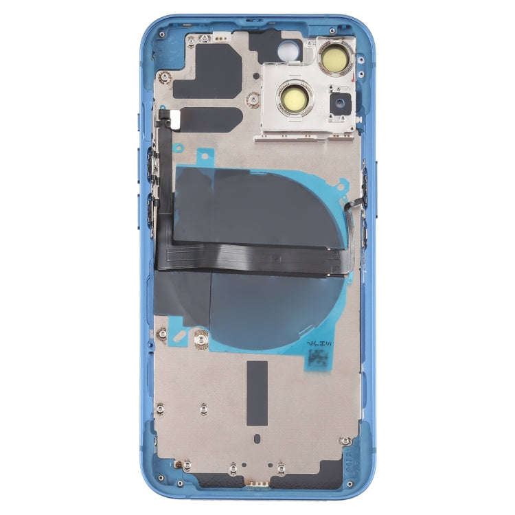 For iPhone 13 Battery Back Cover with Side Keys & Card Tray & Power + Volume Flex Cable & Wireles...